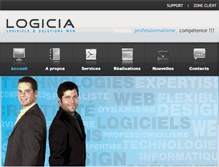 Tablet Screenshot of logicia.ca