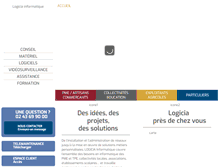 Tablet Screenshot of logicia.fr